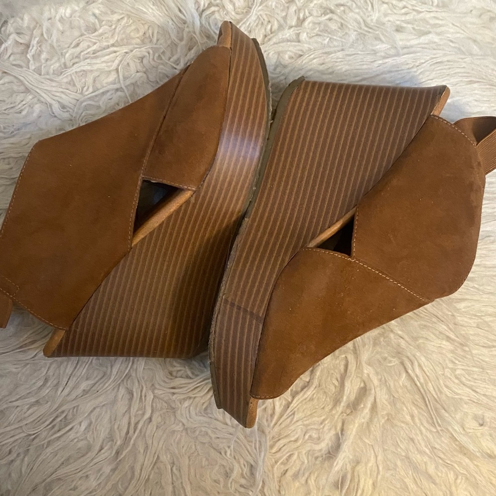 Women's Brown Wedge Sandals